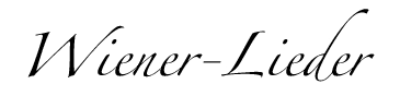 wienerlieder